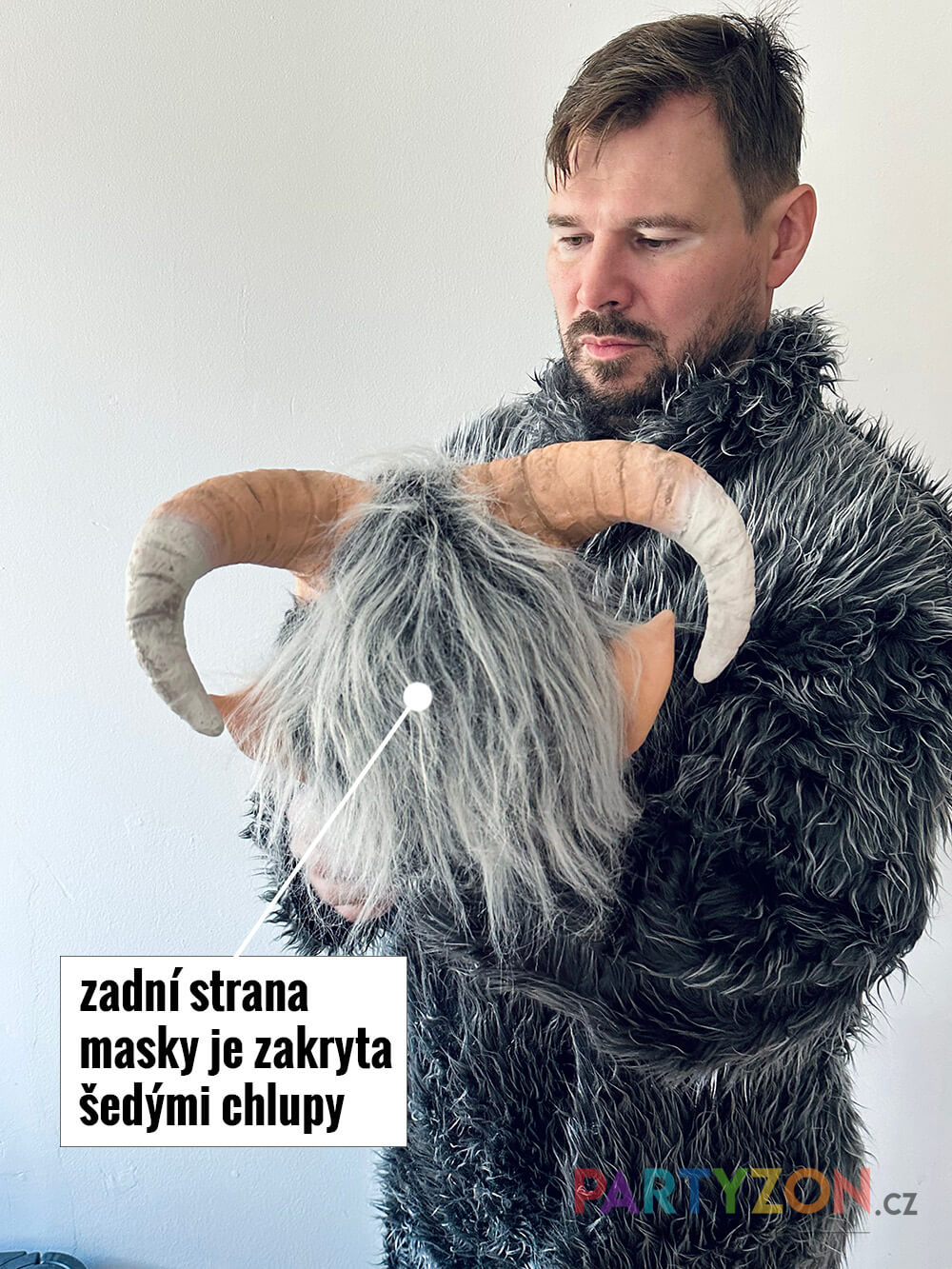 maska čerta kožich krampus-2